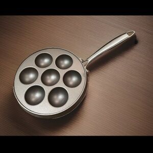 Nordic Ware 9” Ebelskiver Filled Pancake Pan Heavy Cast Aluminum Made in USA